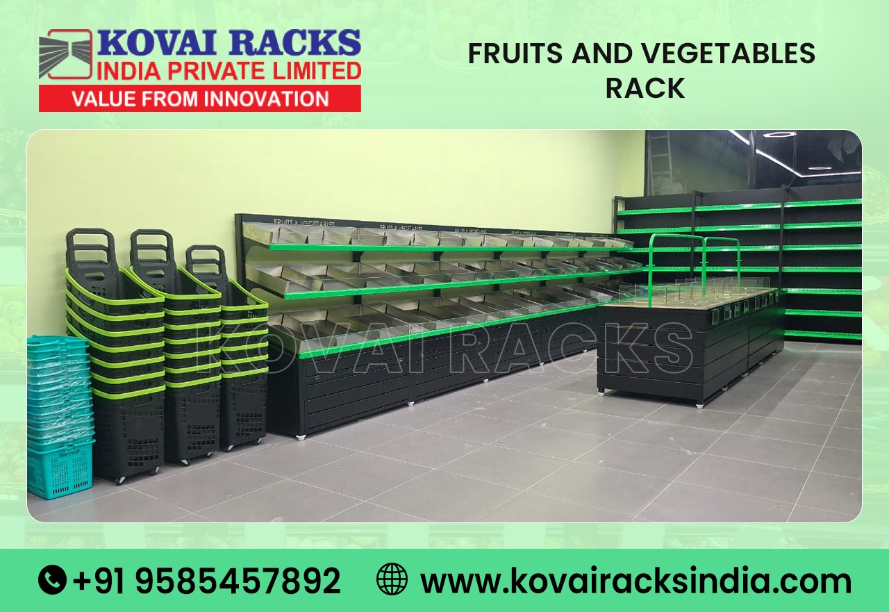 Vegetables And Fruits Shop racks 